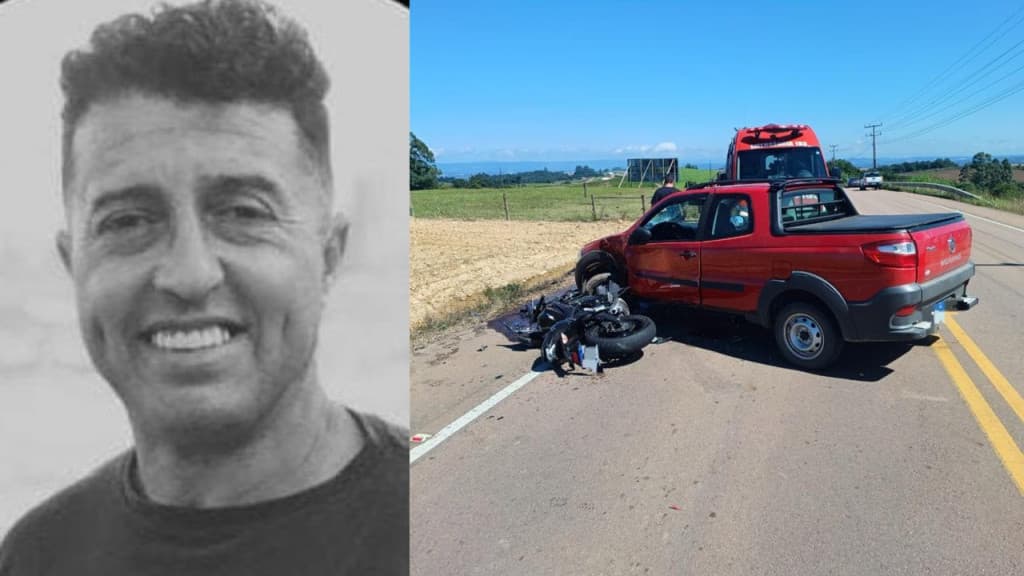 Identificado motociclista que morreu após grave colisão com carro na SC-110