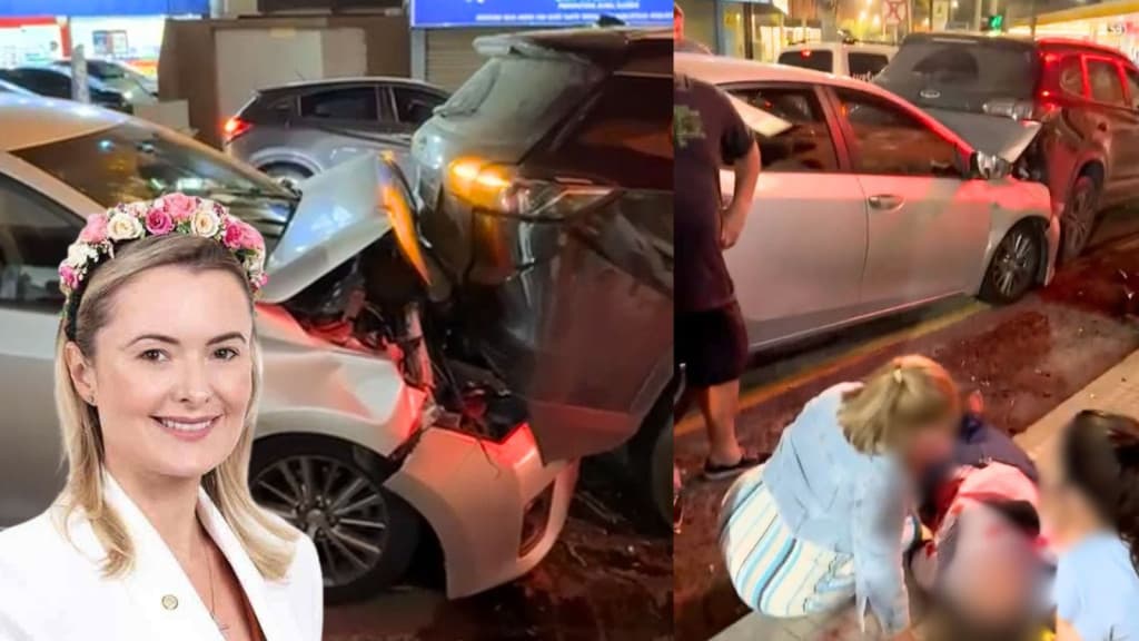 URGENTE: Deputada Júlia Zanatta é vítima de acidente em Criciúma