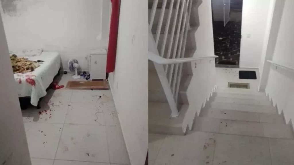 Homem tenta matar esposa e amigos com caco de vidro em Itajaí