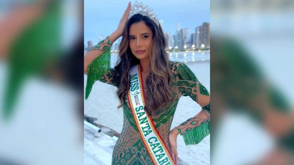 Professora catarinense representa SC em concurso nacional de beleza