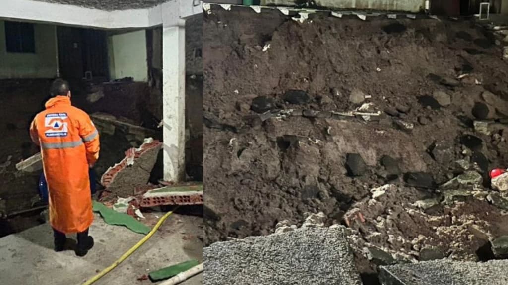 Desabamento em Florianópolis causa evacuação emergencial de 30 pessoas
