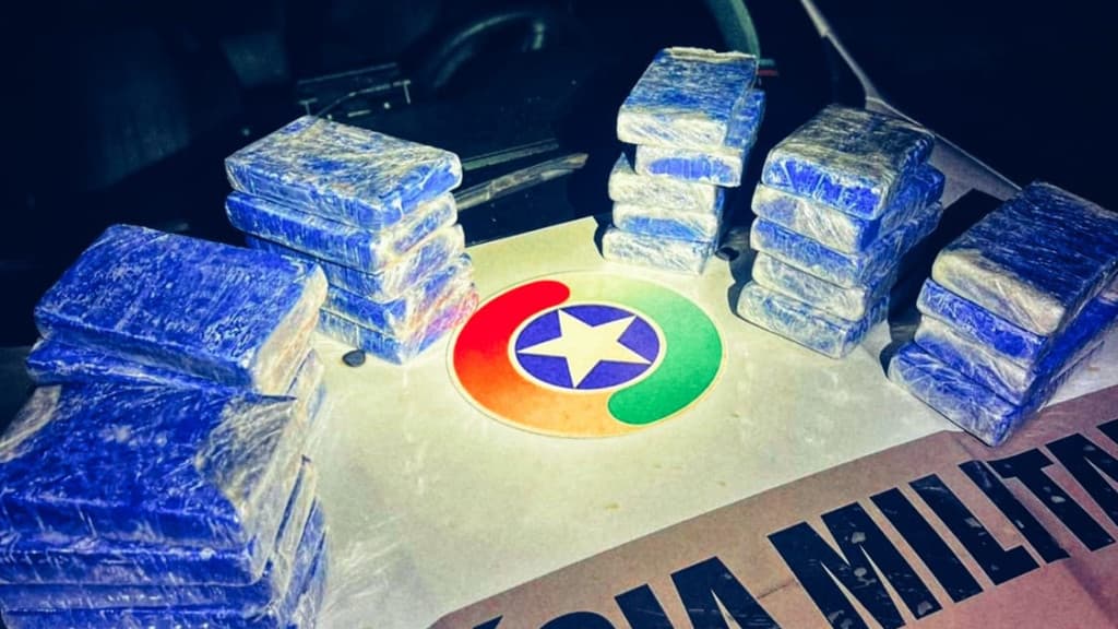 Traficante é preso com carga de quase R$ 1 milhão que seria distribuída no Litoral Norte de SC