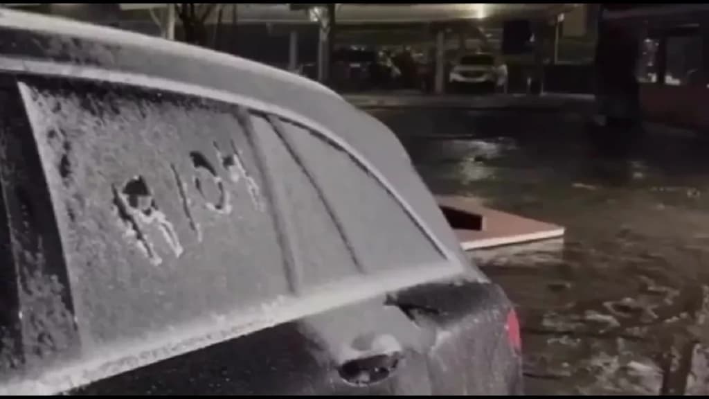Chuva congelante cai pela primeira vez em 2023 no Sul do Brasil