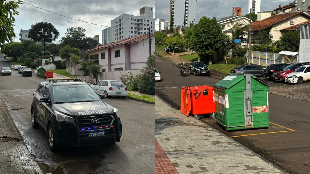 Homem é encontrado morto dentro de lixeira