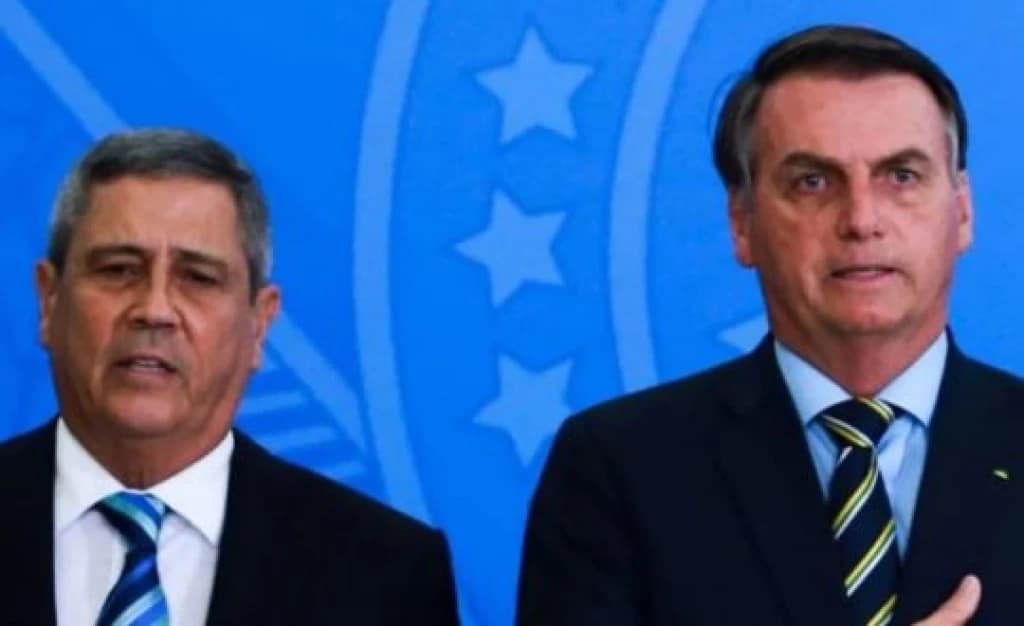 Bolsonaro confirma General Braga Netto como seu vice