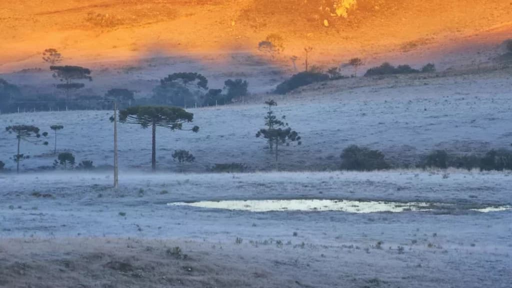 Alerta: massa de ar frio está chegando em Santa Catarina e RS
