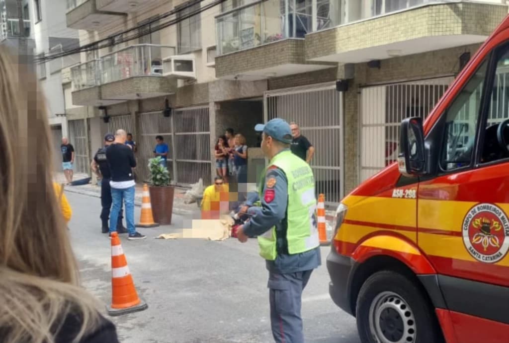Jovem cai de prédio em Balneário Camboriú