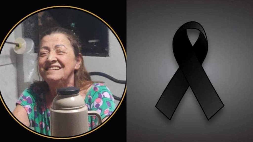 Nota de falecimento de Maria Rosa da Silva