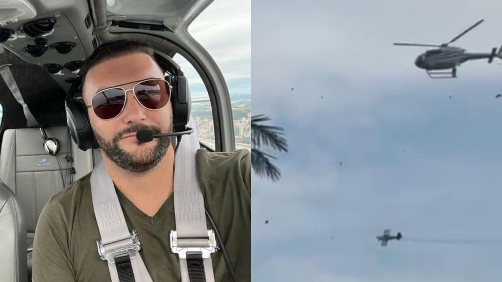 Despedida de um herói de SC tem velório com homenagem e chuva de pétalas