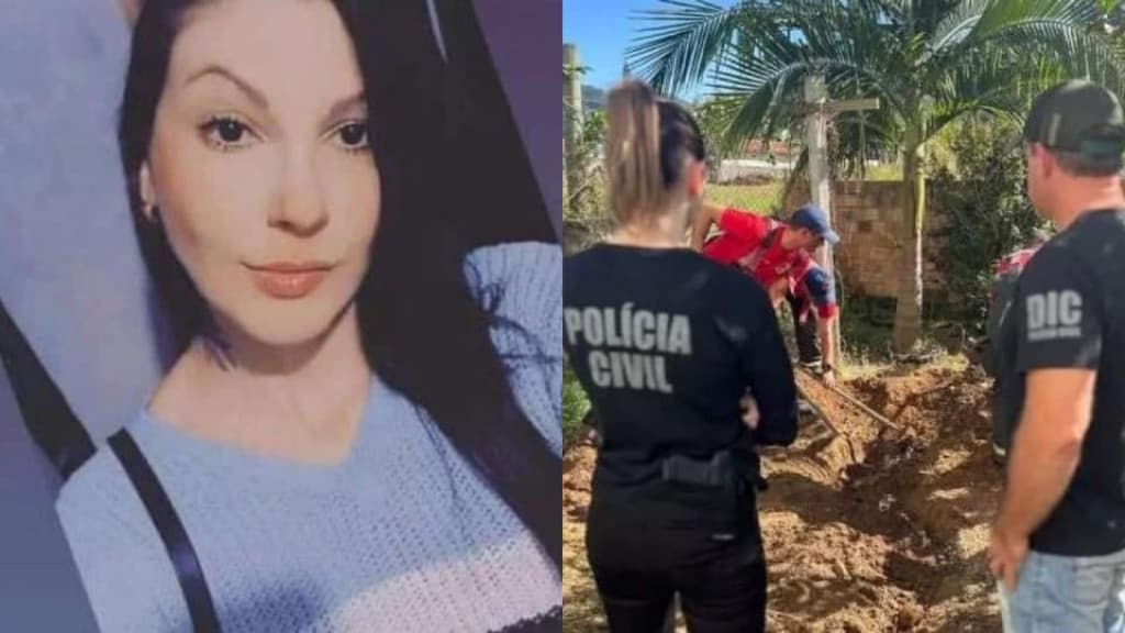 Mulher desaparecida é encontrada enterrada em terreno baldio em SC