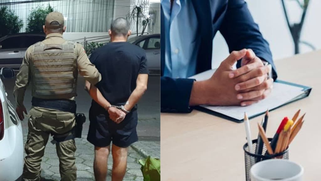 Entrevista de emprego em Tijucas acaba com homem preso