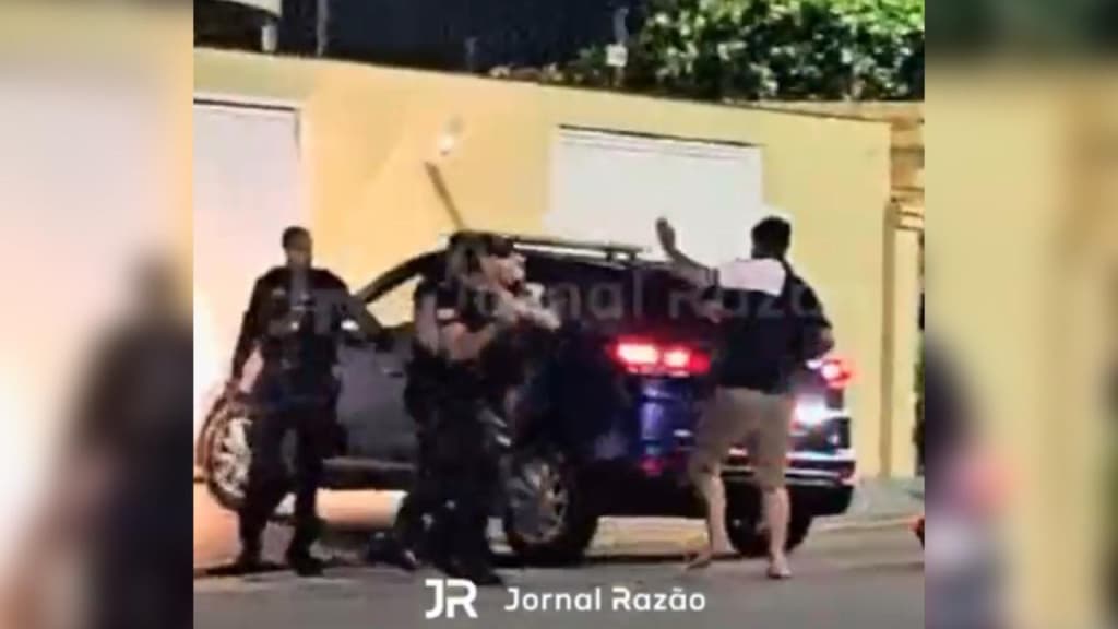 VÍDEO: Abordagem termina em confusão e polêmica, em Itapema