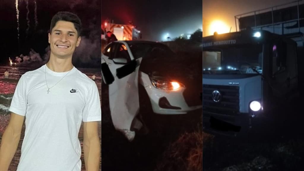 Identificado o jovem que morreu após colisão frontal entre carro e caminhão na BR-282