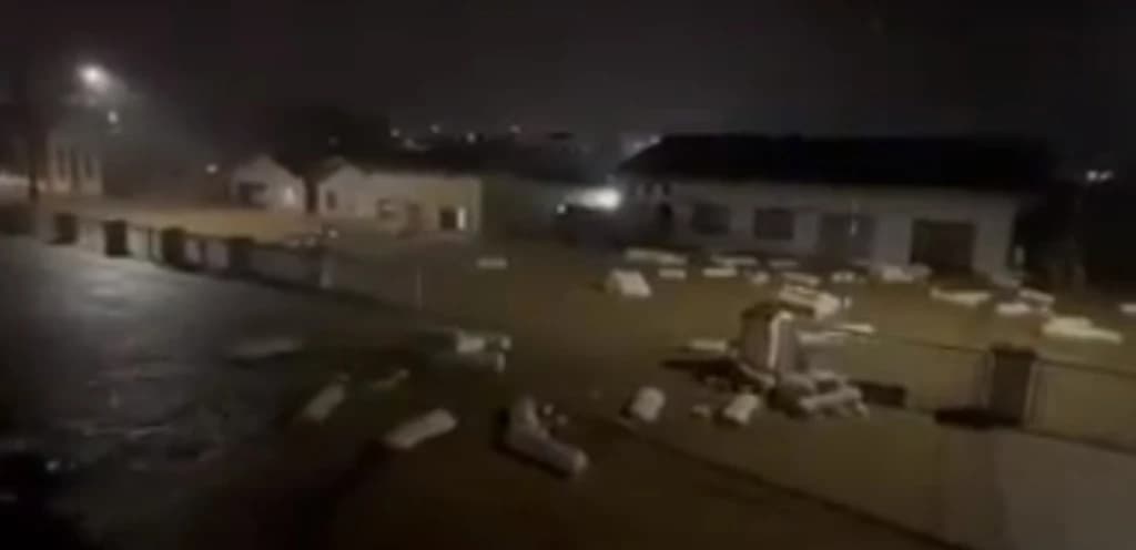 Tempestade deixou prejuízo milionário em malharia de Rodeio, em Santa Catarina