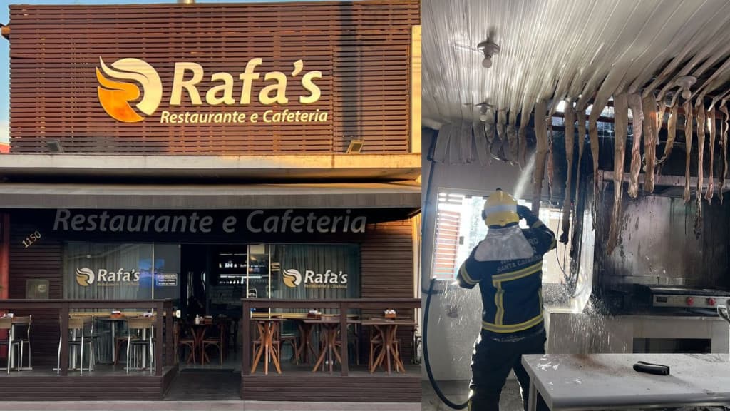 Incêndio destrói cozinha de restaurante em Tijucas