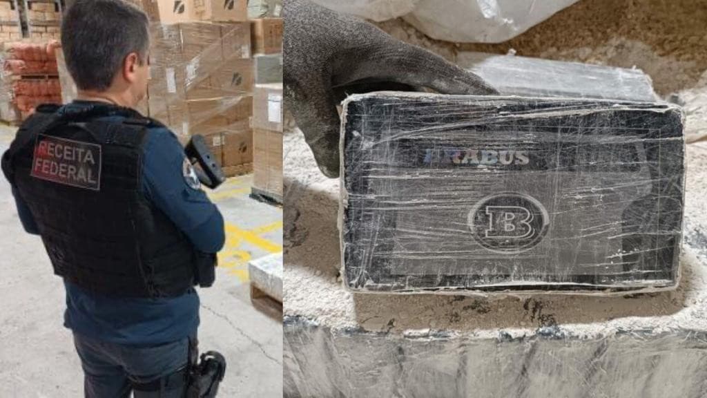 Receita Federal e PF realizam maior apreensão de cocaína no ano em porto de SC
