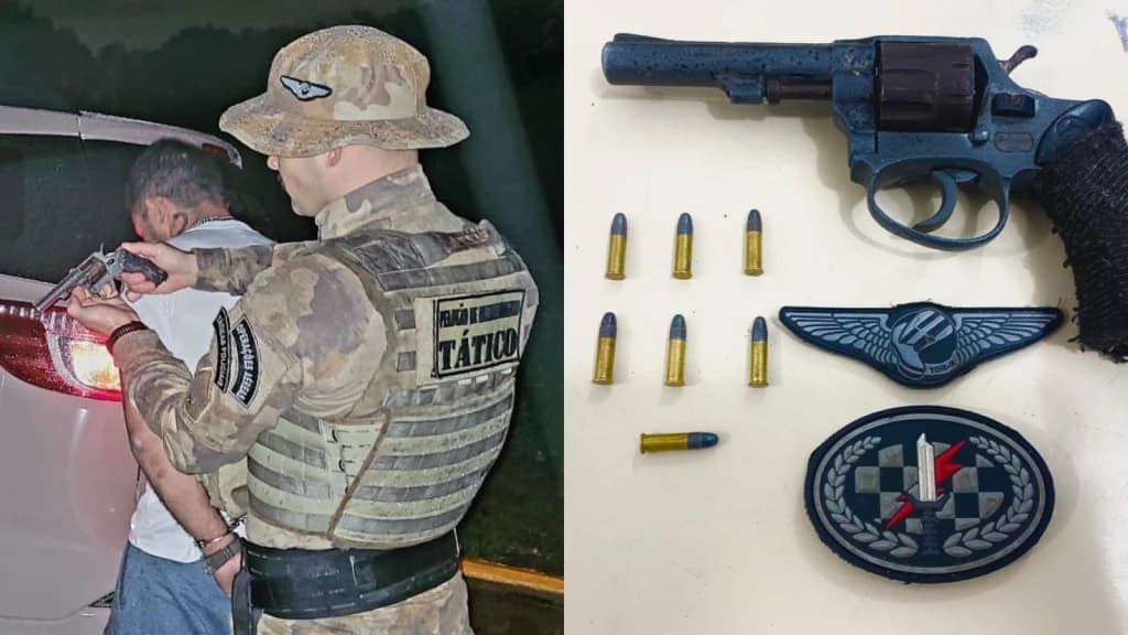 Homem é preso por porte ilegal de arma de fogo em Porto Belo