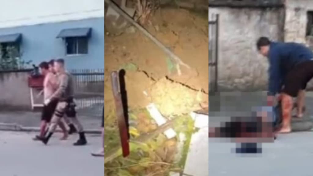 Suposto estuprador é morto e arrastado no meio da rua em SC