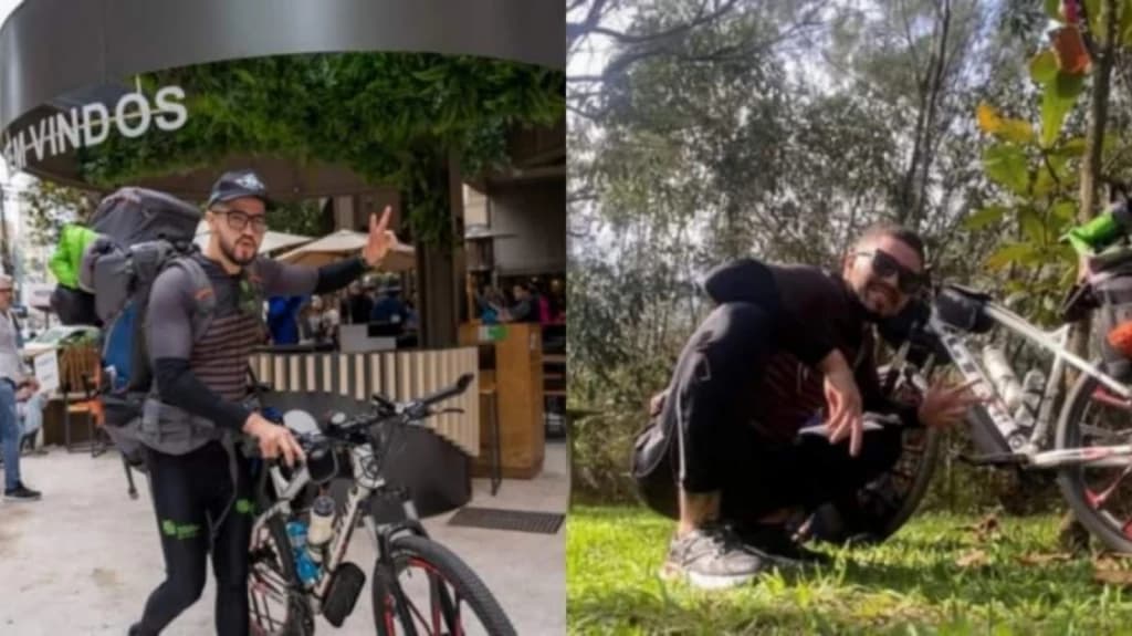 Empresário de Balneário Camboriú vai pedalar 4 mil km até a Patagônia