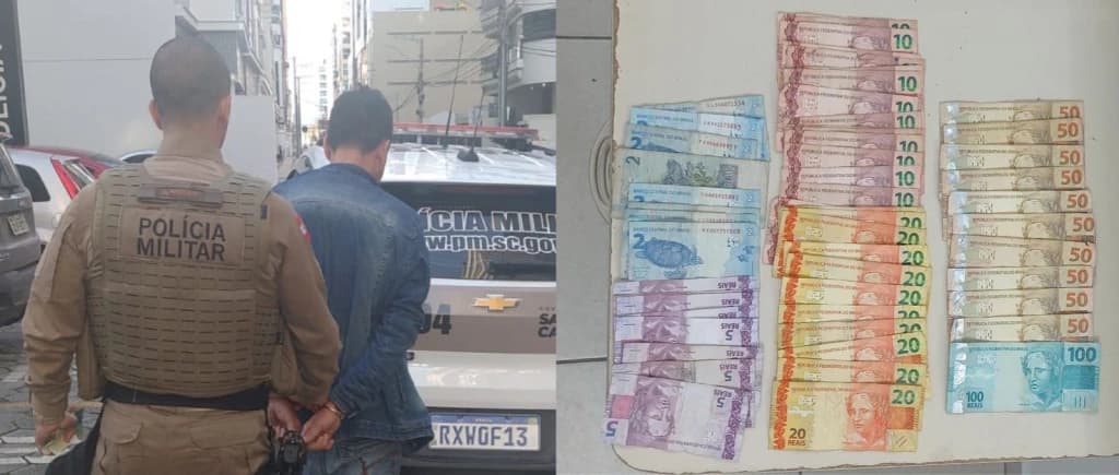 Sujeito é detido por funcionários de posto em Porto Belo após ameaçar “dar tiro”