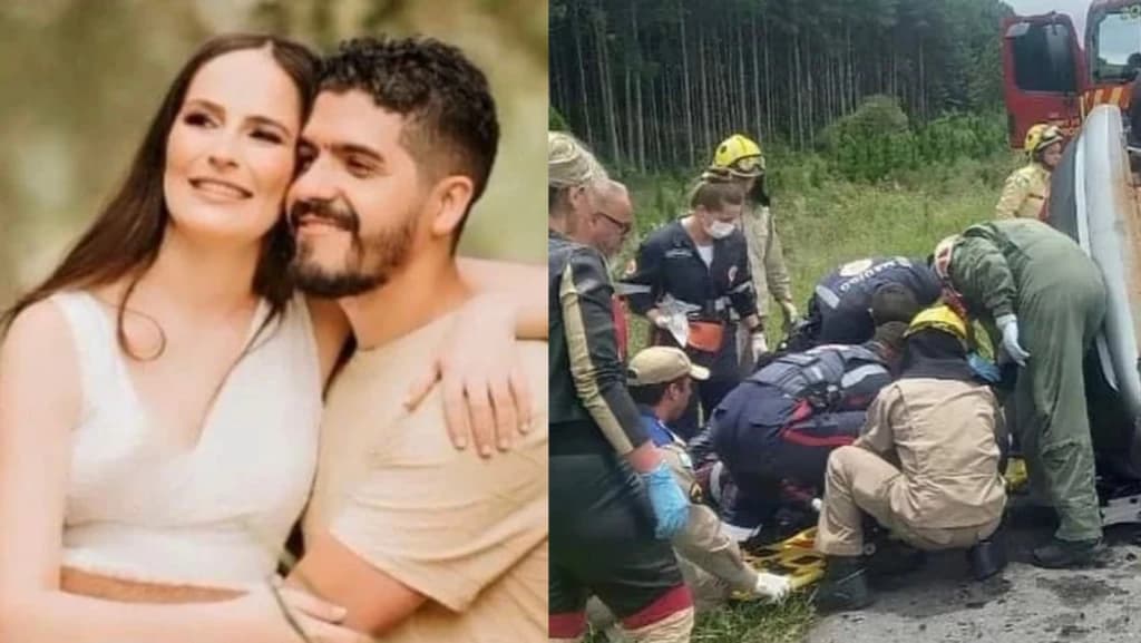 Acidente na véspera de Natal mata bebê e casal, na BR-277, no Paraná