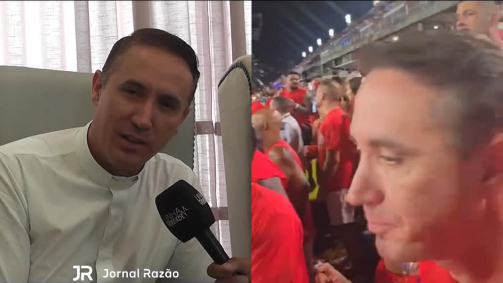 “Era meu sonho”: padre catarinense é criticado após ser flagrado na Sapucaí