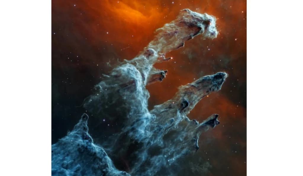 Mão fantasmagórica: NASA divulga nova imagem dos Pilares da Criação