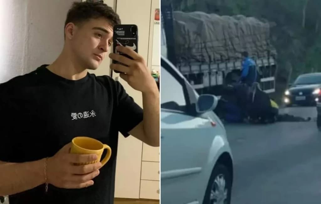 Motociclista vítima de acidente morre em hospital