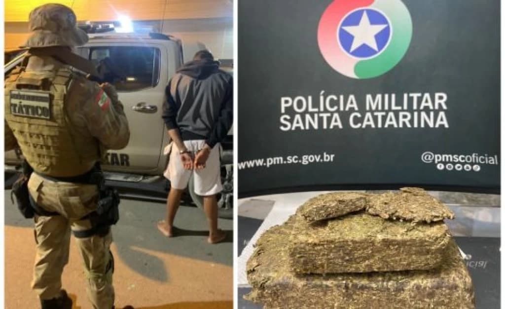 Operação da PM de Itapema prende traficante com cargo de liderança em facção