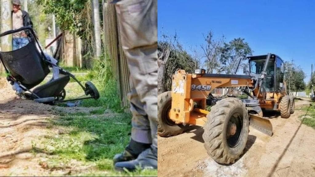 Bebê de seis meses morre e mãe fica ferida após atropelamento por patrola