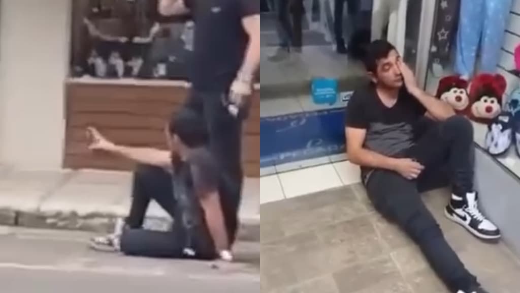 VÍDEO: Ladrão leva uma surra ao ser flagrado dentro de carro e agredir a dona