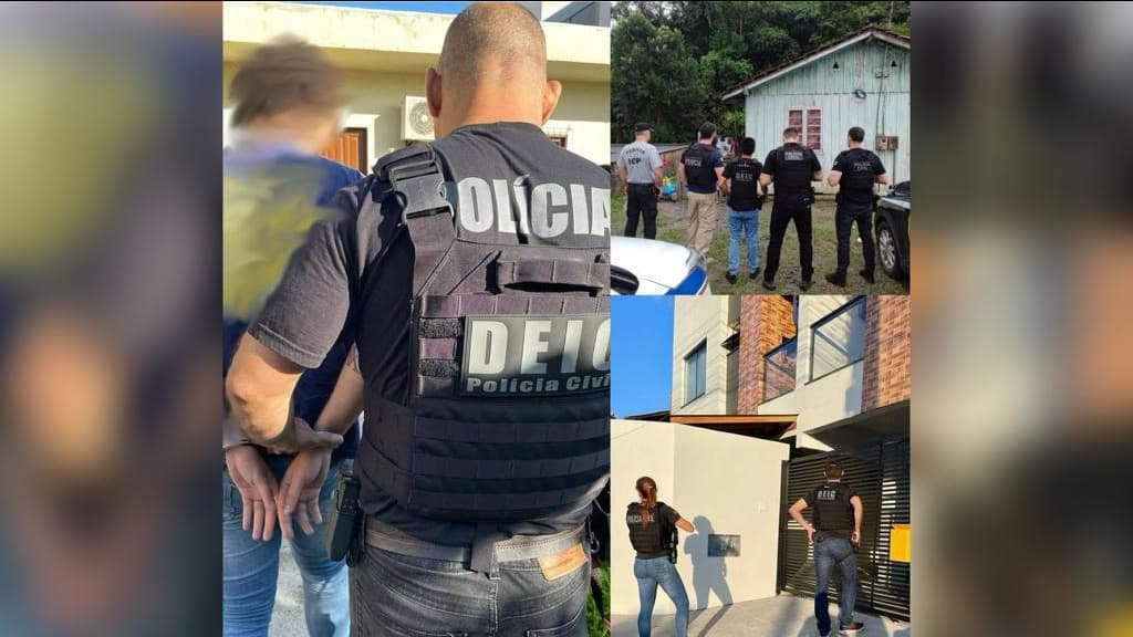 Operação policial contra exploração sexual de crianças efetua prisões em SC