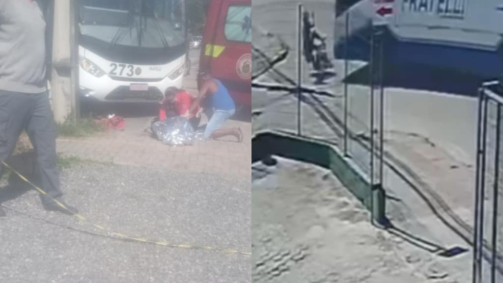 Motociclista de 19 anos morre após colisão com ônibus, em Joinville