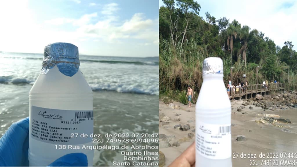 Bombinhas contesta IMA e prova que praias estão próprias para banho