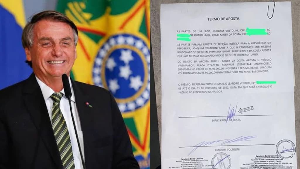 Dupla de SC faz aposta no valor de R$ 96 mil sobre resultado das eleições