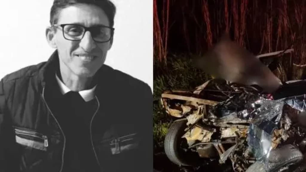 Motorista de veículo morre após colisão frontal com ônibus BR-282, no Oeste de SC
