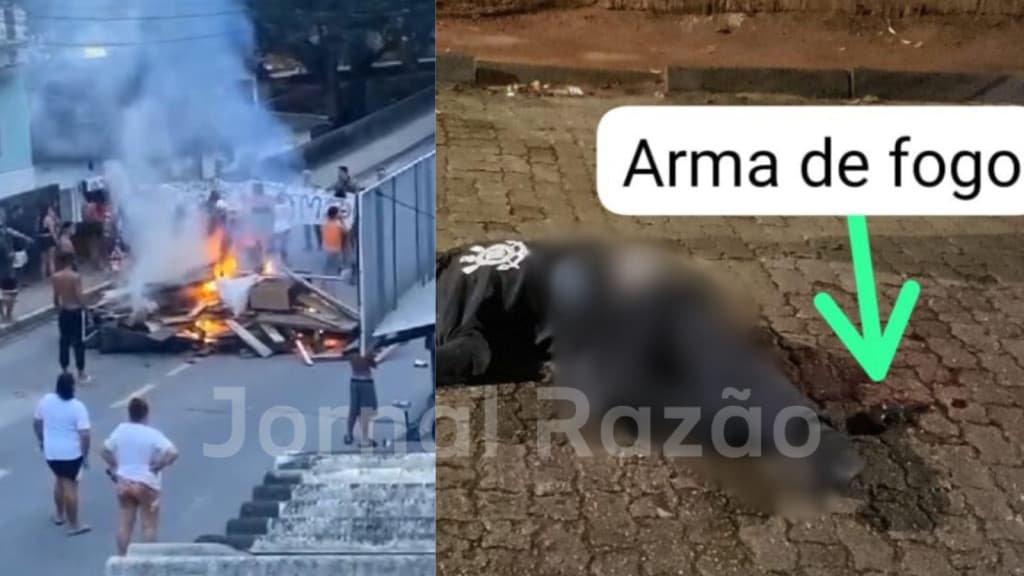 Após morte de traficante, moradores protestam e atacam a PM em Florianópolis