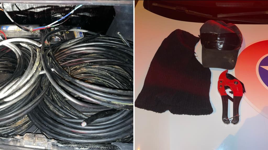 Quadrilha é presa por furtar fios de cobre em Canelinha