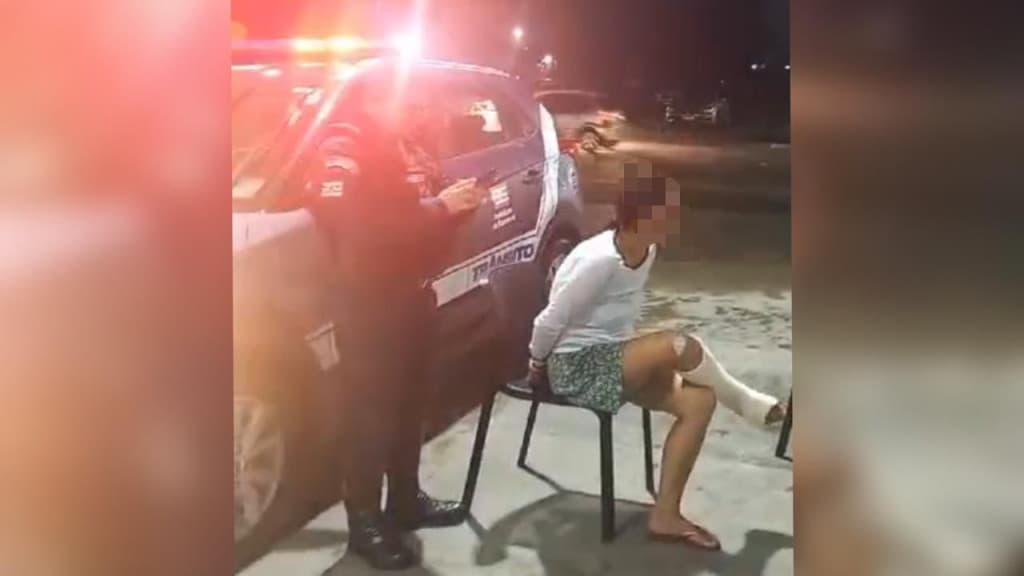 Mulher com perna engessada furta celular de paciente dentro de hospital em SC
