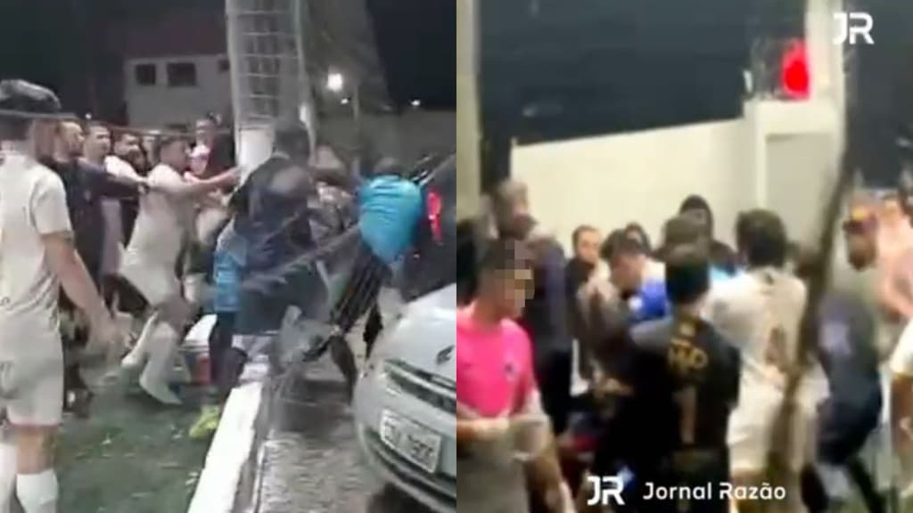 Árbitro é espancado após ser acusado de “favorecer” time de futebol amador, em SC