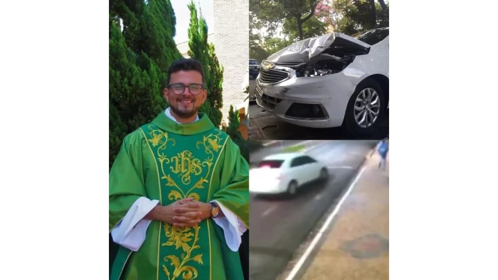 Padre atropela homem que furtou paróquia e vira réu