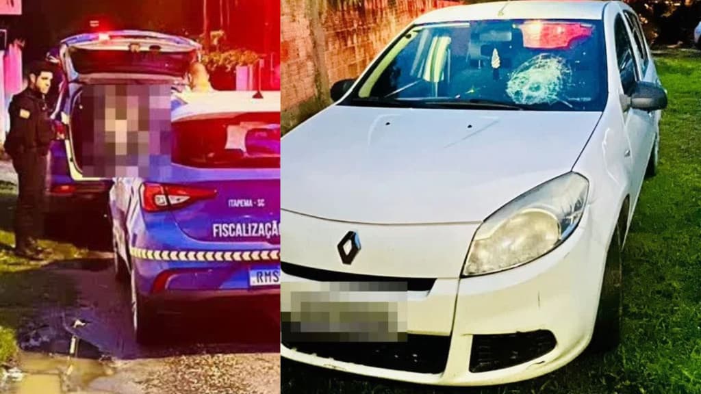 Ex-marido em fúria atropela duas mulheres em Itapema e foge