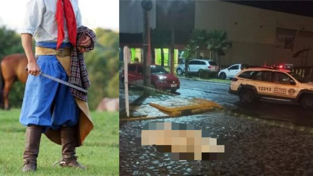 “Gauchão”: idoso pilchado se revolta com apelido e mata dois homens em pizzaria