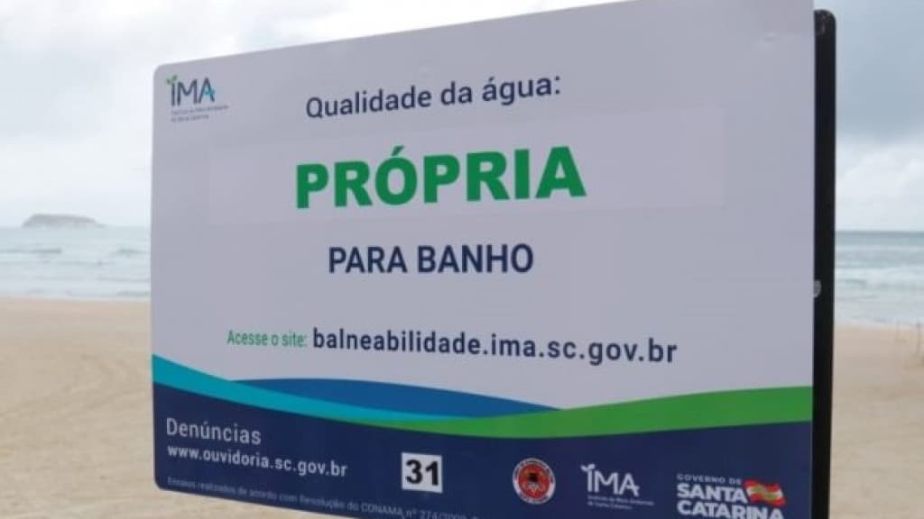 Confira as 67 praias impróprias para banho em SC, segundo IMA