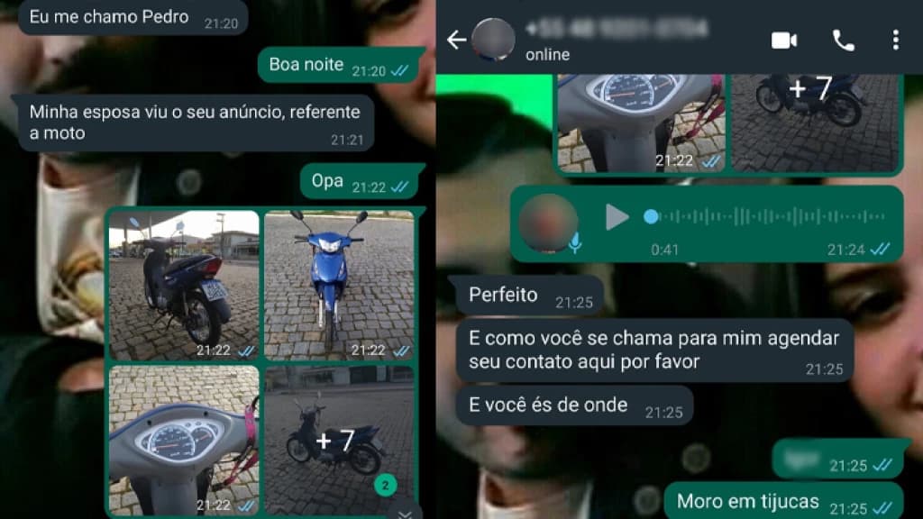 Tijuquense quase cai em golpe e alerta moradores da cidade com denúncia