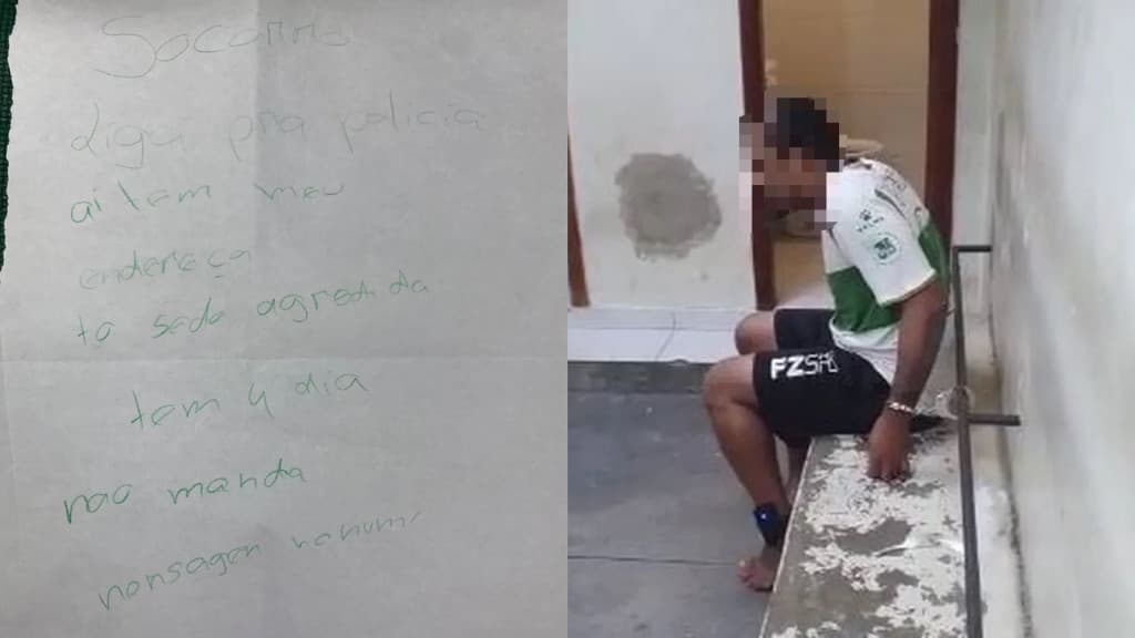Mãe em cárcere privado pede socorro através de bilhete enviado à professora do filho