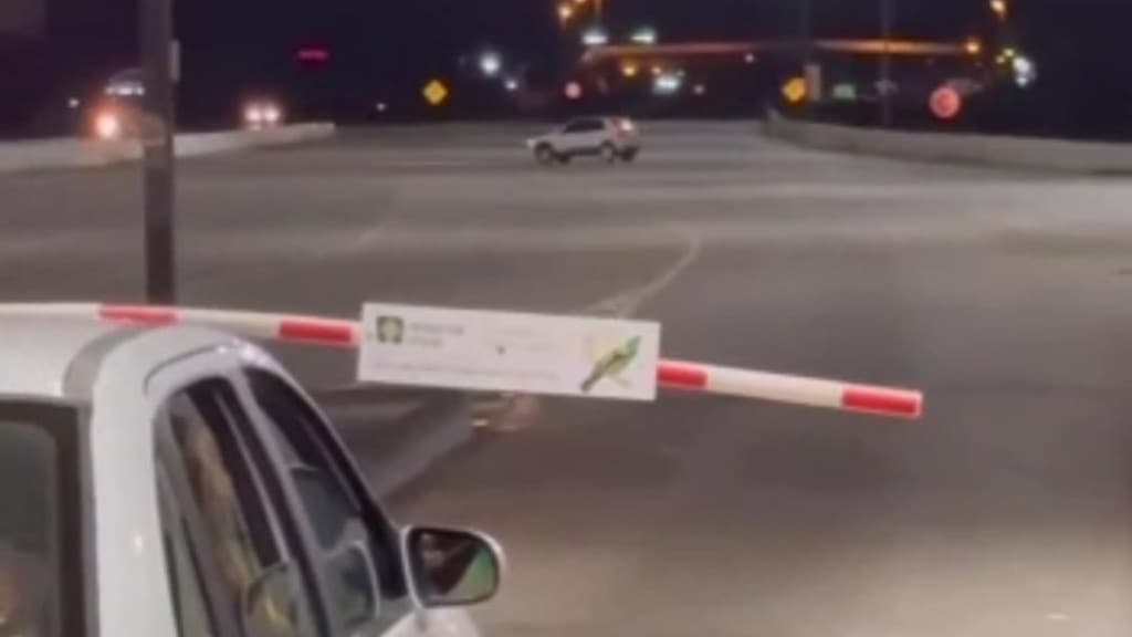 VÍDEO: Bêbado causa verdadeiro caos em praça de pedágio de Porto Belo