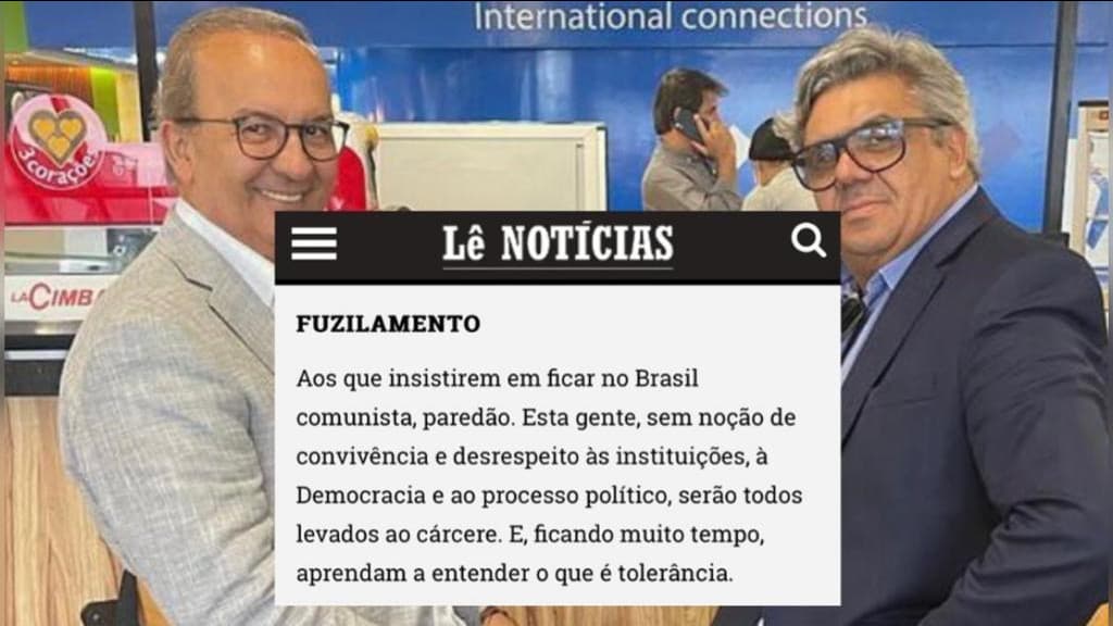 Governo Jorginho patrocina jornalista que defende “paredão de fuzilamento” para bolsonaristas