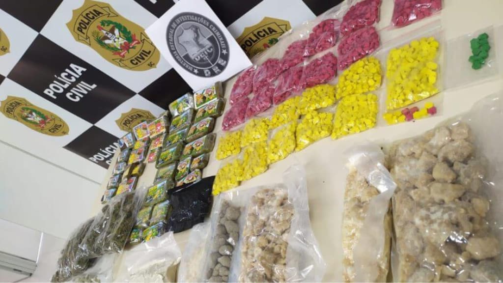 Apreensão de ecstasy em Santa Catarina registra recorde em 2023
