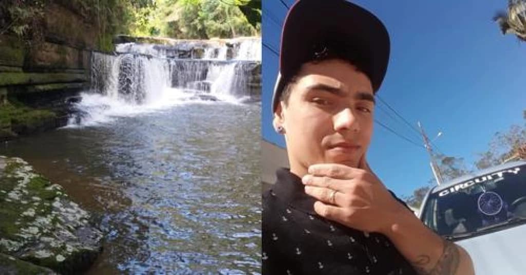 Jovem vítima de afogamento em cachoeira é identificado